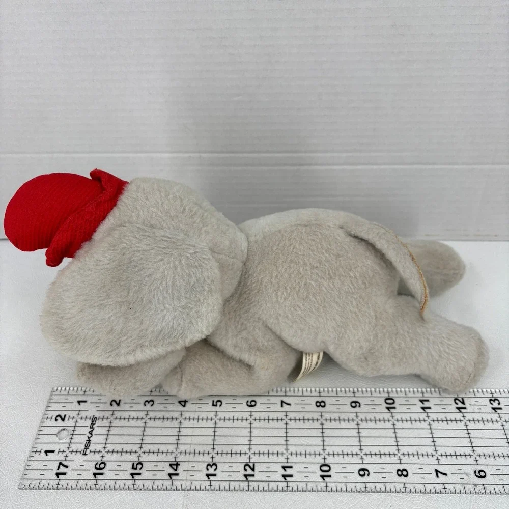 Vintage Knickerbocker Dumbo Elephant Plush Gray Walt Disney Stuffed 12 Inch Rare